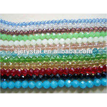 crystal glass faceted round beads,wholesale crystal beads